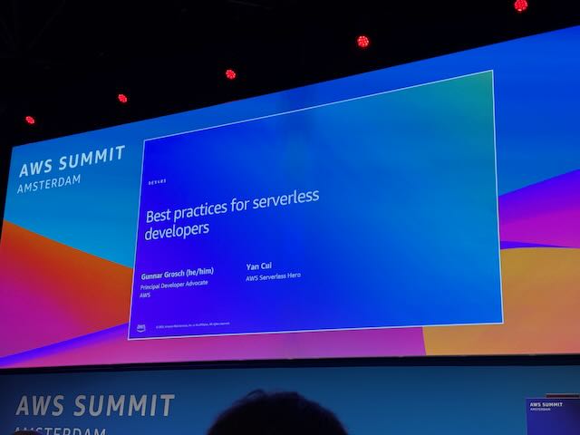 Best practices of serverless opening slide